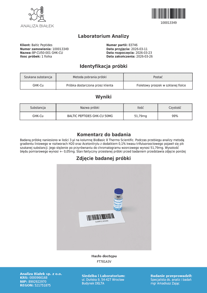 Copper Peptide Research Serum